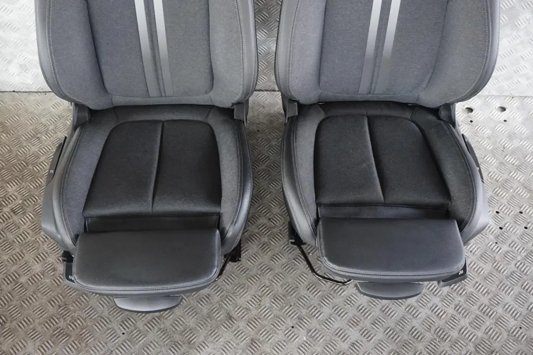 Cloth / Leather Interior Seats Anthracite With Door Cards to BMW 1 Series Sport with Part number F40 BMW 1 Series Sport Cloth / Leather Interior Seats Anthracite With Door Cards - SKU rhd-F40 Sport Black Leather / Cloth Seats (GGAT) - Part number F40