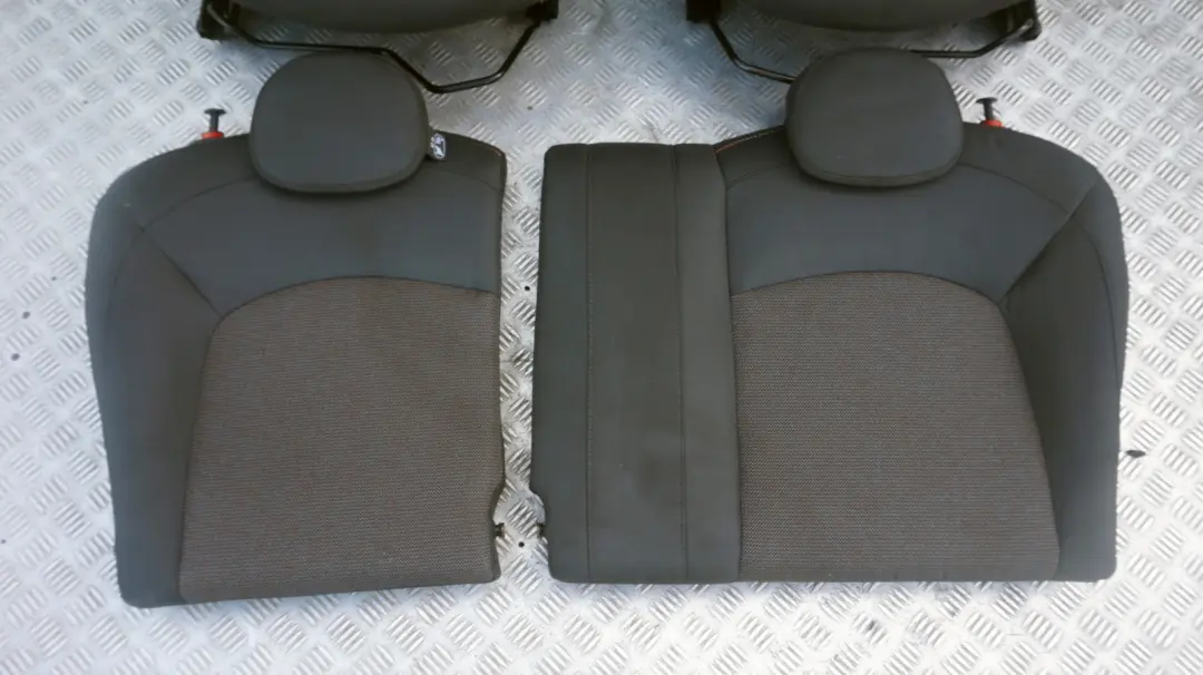 Cloth Interior Seats Fabric Firework Carbon Black BMW Mini Cooper One F56 - SKU rhd-F56 Cloth Firework Seats - Part number F56 Cloth Firework Seats