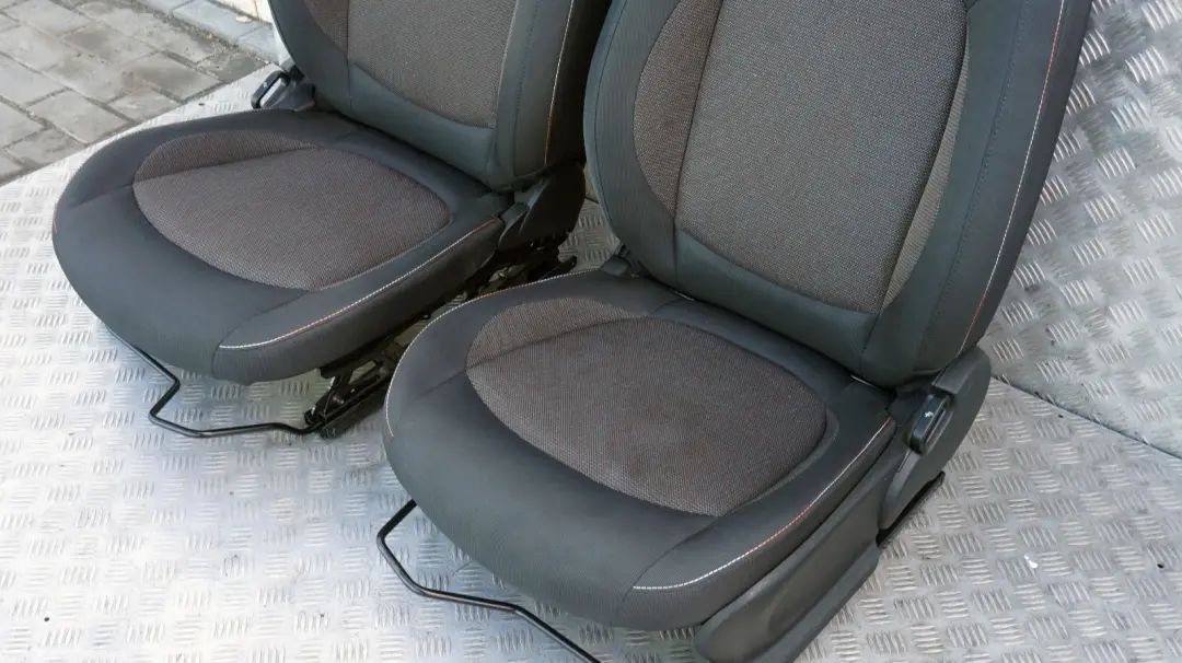 Cloth Interior Seats Fabric Firework Carbon Black to BMW Mini Cooper One F56 with Part number F56 Cloth Firework Seats BMW Mini Cooper One F56 Cloth Interior Seats Fabric Firework Carbon Black - SKU rhd-F56 Cloth Firework Seats - Part number F56 Cloth Firework Seats