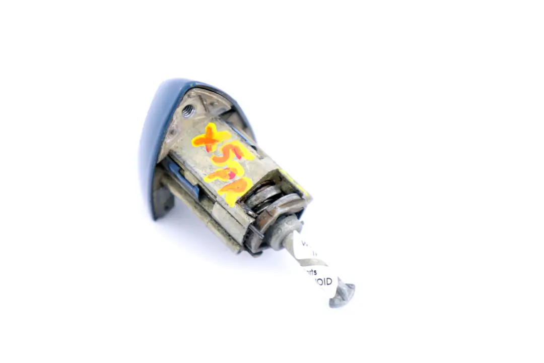 BMW X5 Series E53 Front Right Handle O/S Lock Cylinder Topasblau Topaz Blue - SKU rhd-P0007433-TB - Part number 0007433