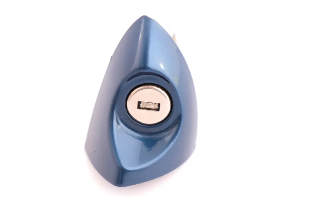 BMW X5 Series E53 Front Right Handle O/S Lock Cylinder Topasblau Topaz Blue - SKU rhd-P0007433-TB - Part number 0007433