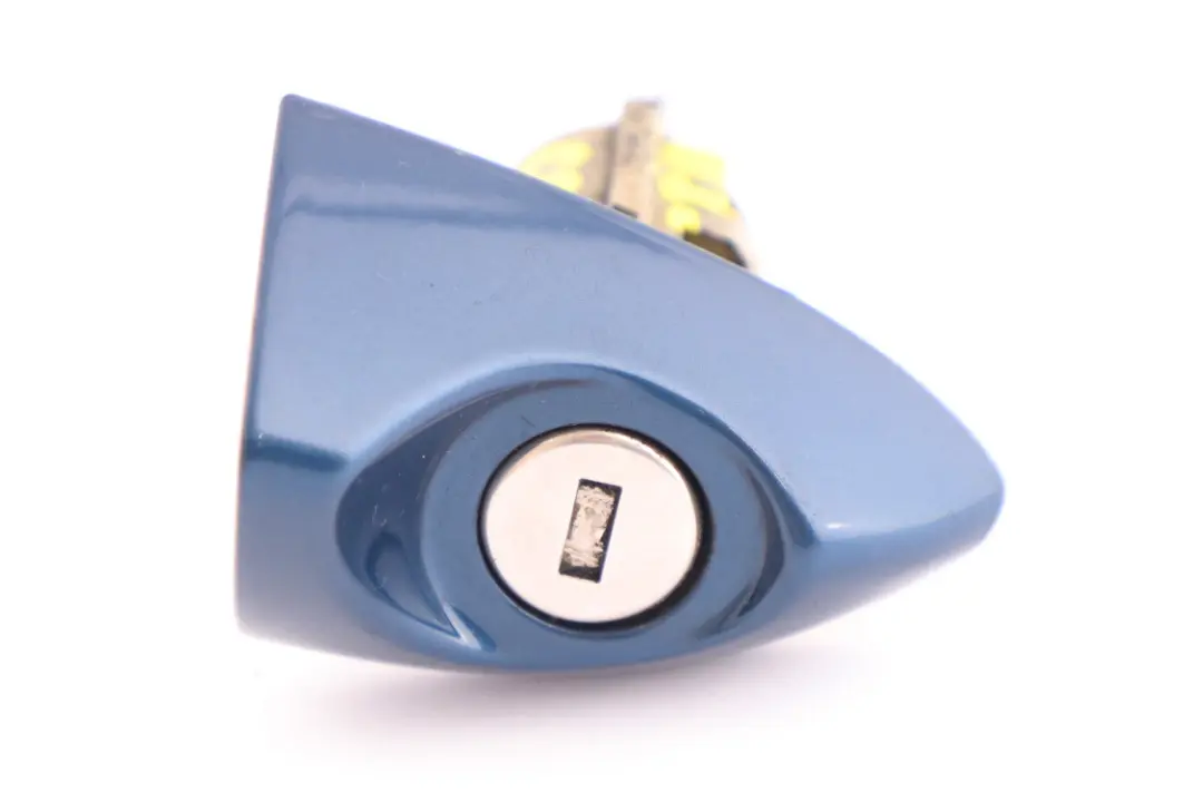 BMW X5 Series E53 Front Right Handle O/S Lock Cylinder Topasblau Topaz Blue - SKU rhd-P0007433-TB - Part number 0007433