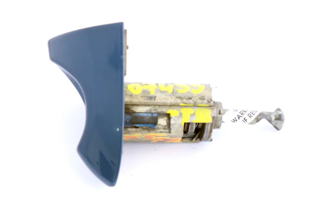 Front Right Handle O/S Lock Cylinder Topasblau Topaz Blue to BMW X5 Series E53 with Part number 0007433 BMW X5 Series E53 Front Right Handle O/S Lock Cylinder Topasblau Topaz Blue - SKU rhd-P0007433-TB - Part number 0007433