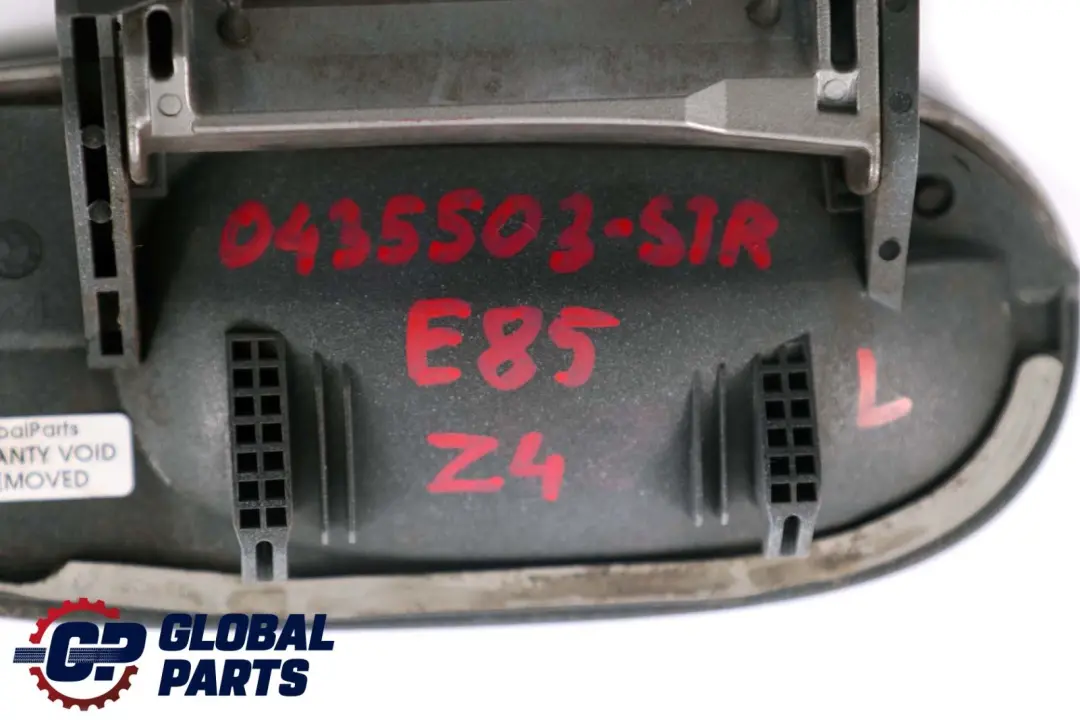 Outer Door Opener Left Grab Handle Sterlinggrau Metallic Grey to BMW Z4 Series E85 with Part number 0435503 BMW Z4 Series E85 Outer Door Opener Left Grab Handle Sterlinggrau Metallic Grey - SKU rhd-P0435503-STR - Part number 0435503