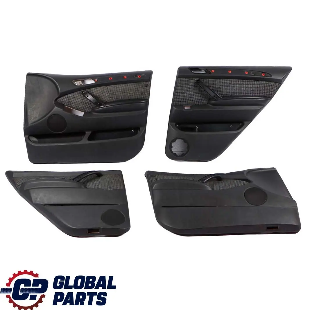 BMW M Sport Texture Black Leather Set Interior Seats Seat Electric Memory - SKU rhd-X5 E53 Set Seats (F2SV) - Part number X5 E53