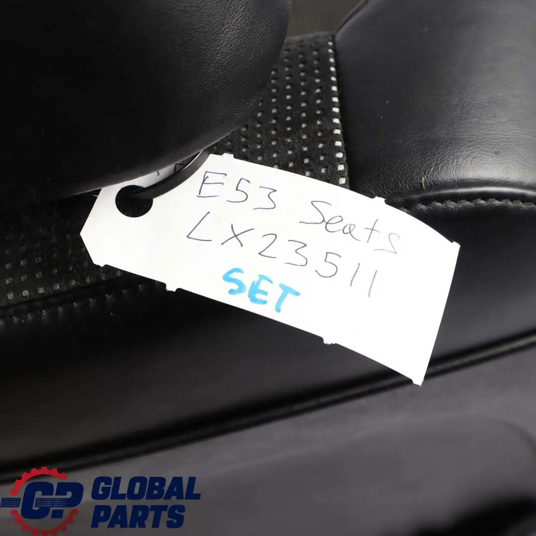 Texture Black Leather Set Interior Seats Seat Electric Memory to BMW M Sport with Part number X5 E53 BMW M Sport Texture Black Leather Set Interior Seats Seat Electric Memory - SKU rhd-X5 E53 Set Seats (F2SV) - Part number X5 E53