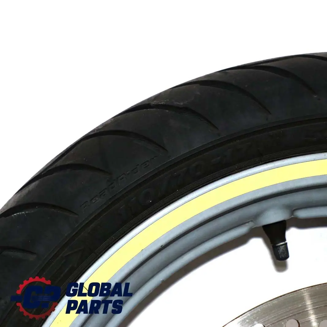  Sachs X Road 125 Front Wheel Tyre Spindle Brake Disc Hub 110/70 - SKU Sachs X Road Front Wheel - Part number Sachs X Road Front Wheel