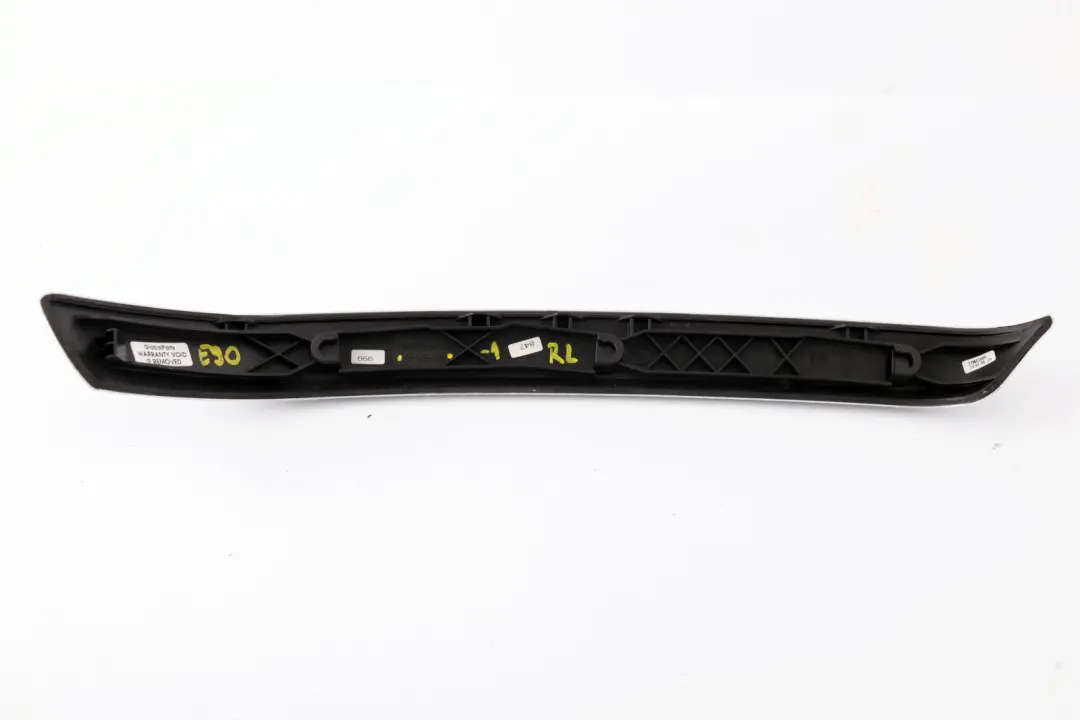 BMW E90 Barra Decorativa Porta AlluMini o Posteriore SX Ghiaccio Argento - SKU 9145409-1 - Numero di parte 9145409