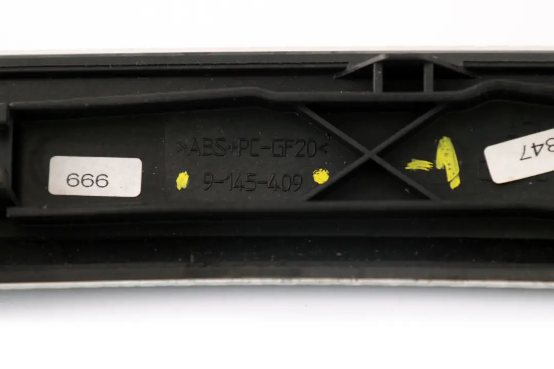 BMW E90 Barra Decorativa Porta AlluMini o Posteriore SX Ghiaccio Argento - SKU 9145409-1 - Numero di parte 9145409