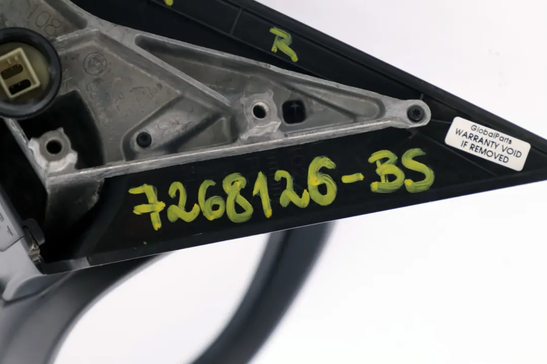 Right Heated Wing Mirror O/S Black Sapphire Metallic 475 to BMW 1 Series E87 LCI with Part number 7268126 BMW 1 Series E87 LCI Right Heated Wing Mirror O/S Black Sapphire Metallic 475 - SKU rhd-7268126-BS - Part number 7268126