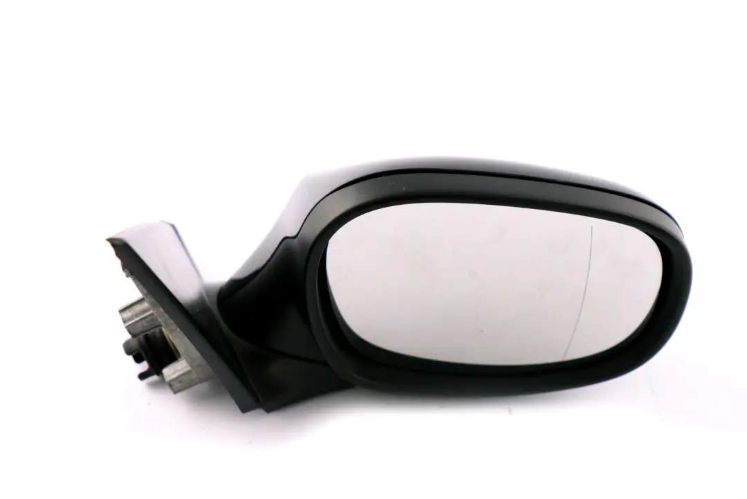 BMW 1 Series E87 LCI Right Heated Wing Mirror O/S Black Sapphire Metallic 475 - SKU rhd-7268126-BS - Part number 7268126