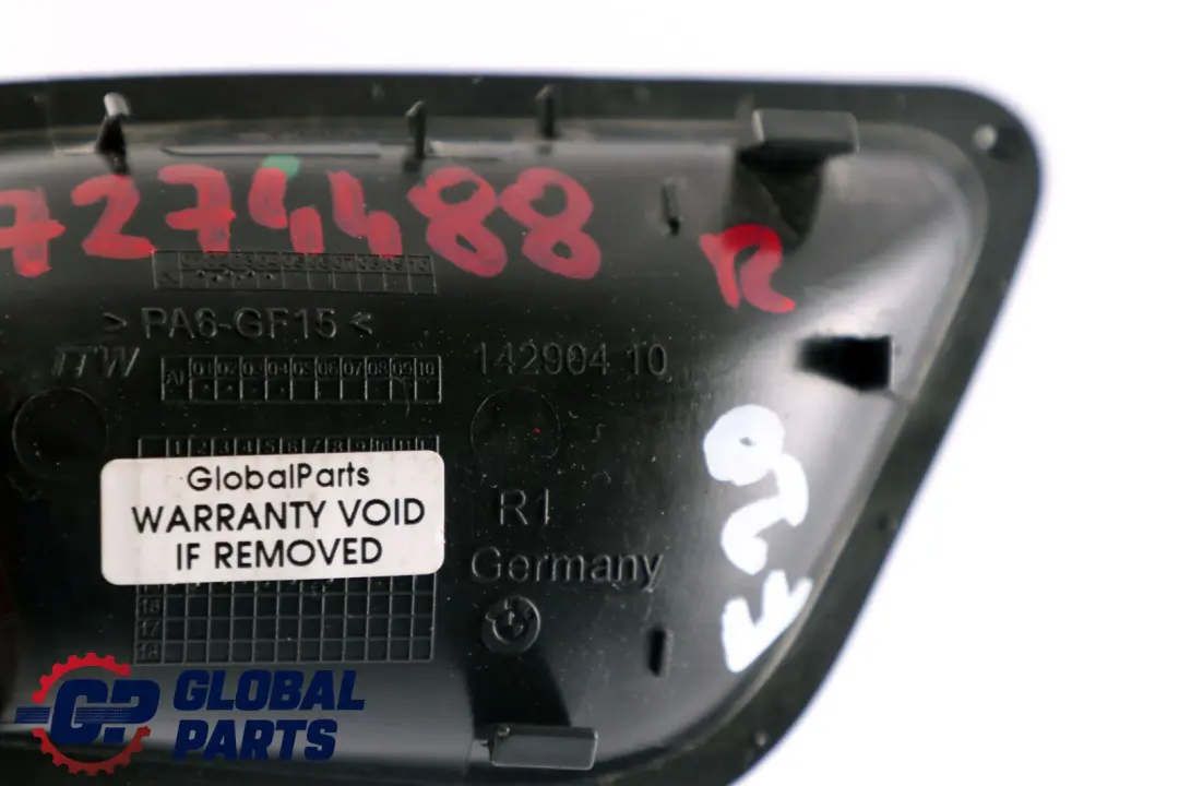 Inside Door Opener Cover Right Black O/S to BMW 1 2 Series F20 F21 F22 with Part number 7274488 BMW 1 2 Series F20 F21 F22 Inside Door Opener Cover Right Black O/S - SKU 7274488 - Part number 7274488