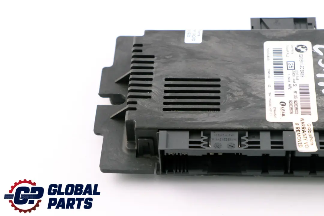 ECU Footwell Módulo de Luz FRM3R Lear Led Base para BMW E91 LCI con número de pieza 9263800 BMW E91 LCI ECU Footwell Módulo de Luz FRM3R Lear Led Base - SKU 9263800-1 - Número de pieza 9263800