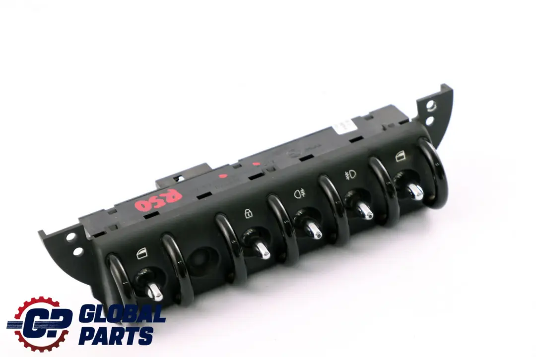Interruptor Ventana Consola Central Negro para Mini Cooper One R50 R52 R53 con número de pieza 6917985 Mini Cooper One R50 R52 R53 Interruptor Ventana Consola Central Negro - SKU 6917985 - Número de pieza 6917985