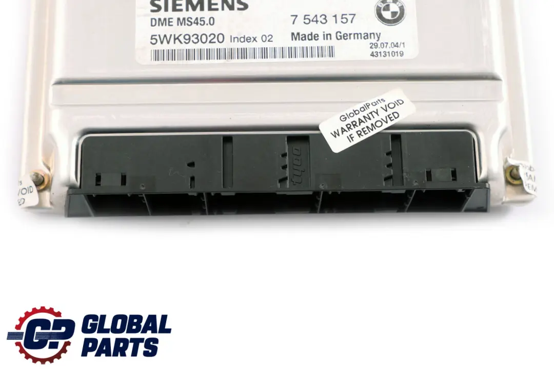 M54 ECU DME Engine Control Unit Automatic to BMW E60 525i 530i E83 2.5i with Part number 7543157 BMW E60 525i 530i E83 2.5i M54 ECU DME Engine Control Unit Automatic - SKU 7543157 - Part number 7543157
