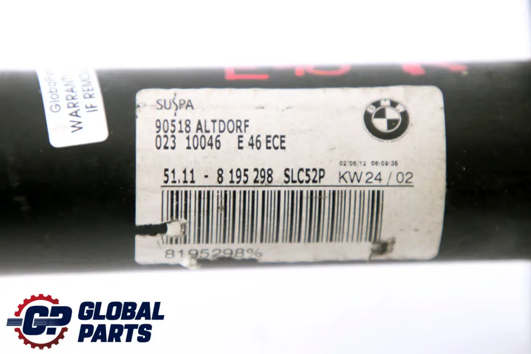 Pralldämpfer Vorne Rechts für BMW 3 er E46 mit Teilenummer 8195298 BMW 3 er E46 Pralldämpfer Vorne Rechts - SKU 8195298 - Teilenummer 8195298