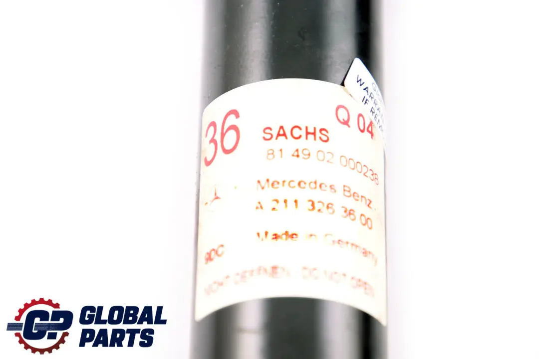 Left Right N/O/S Shock Absorber Strut Set to Mercedes E-Class W211 S211 Estate Rear with Part number A2113263600 Mercedes E-Class W211 S211 Estate Rear Left Right N/O/S Shock Absorber Strut Set - SKU A2113263600 - Part number A2113263600