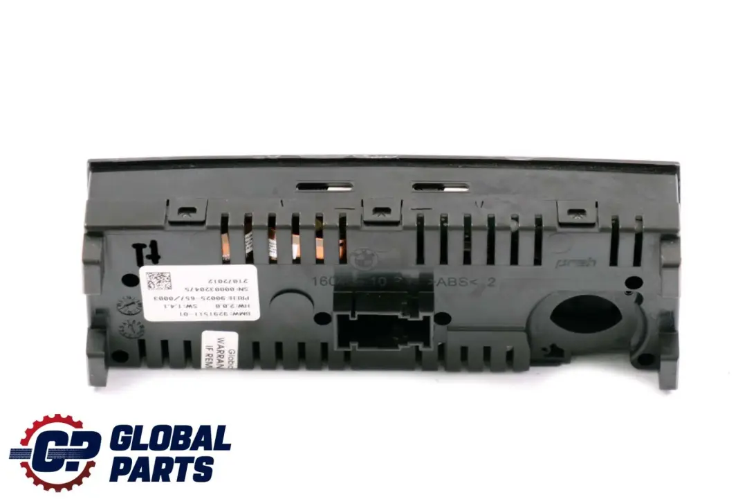 Control Unit Panel Air Conditioning A/C to BMW 5 7 Series F01 F02 F10 LCI with Part number 9262778 BMW 5 7 Series F01 F02 F10 LCI Control Unit Panel Air Conditioning A/C - SKU 9291511 - Part number 9262778