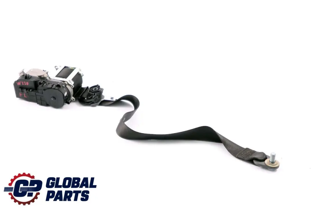 Mercedes-Benz S-Class W220 Front Left N/S Seat Belt Black to with Part number A2208602585 Mercedes-Benz S-Class W220 Front Left N/S Seat Belt Black - SKU A2208602585 - Part number A2208602585
