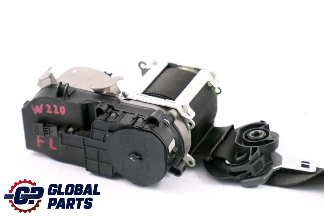  Mercedes-Benz S-Klasse W220 Sicherheitsgurt Links Vorne Schwarz - SKU A2208602585 - Teilenummer A2208602585
