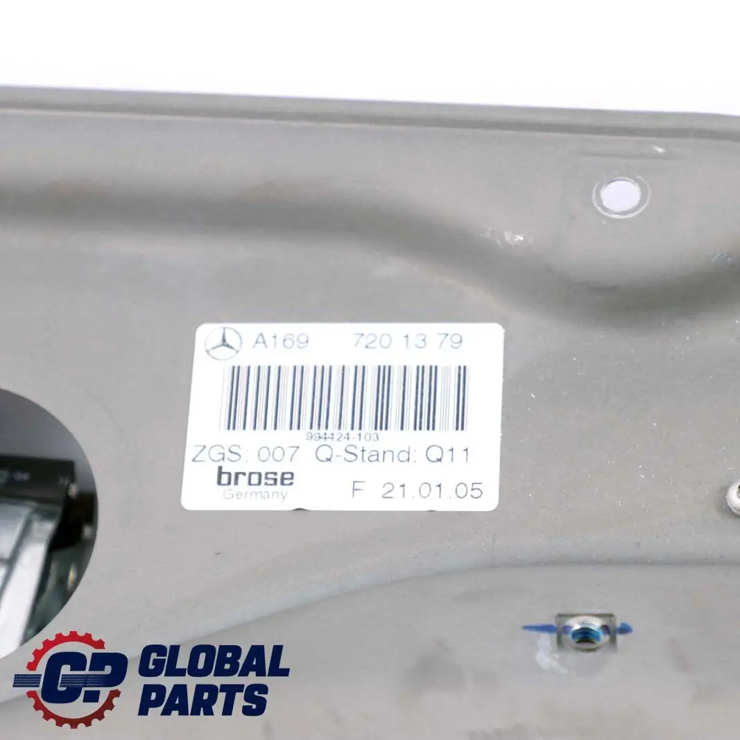 Podnośnik Szyby Lewy Przód do Mercedes W169 W245 o numerze A1697203179 Mercedes W169 W245 Podnośnik Szyby Lewy Przód - SKU A1697203179-1 - Numer Części A1697203179