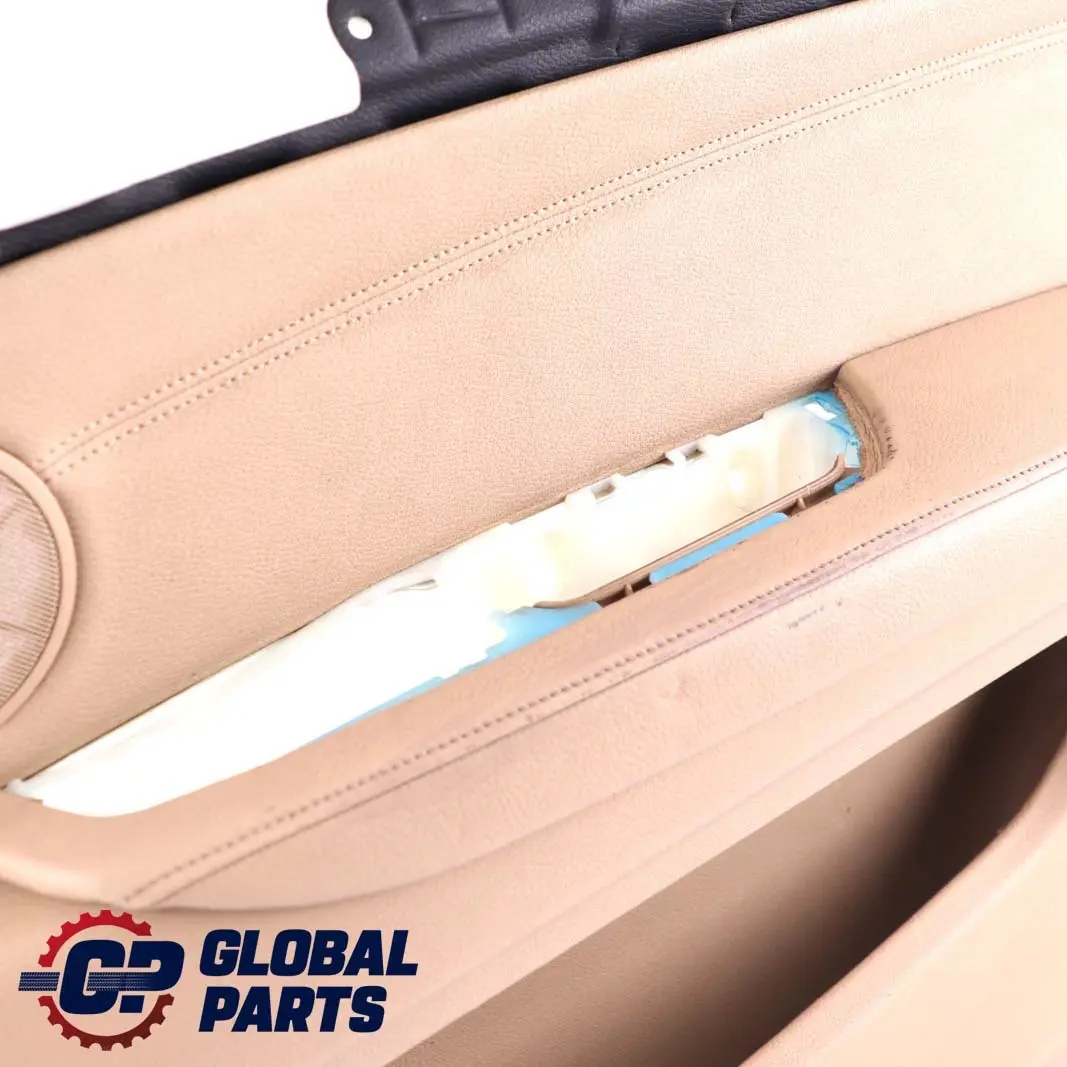 BMW X5 E70 1 Vorne Rechts Tür Karte Futter Stoff Leder Nevada Beige - SKU 7244368-1 - Teilenummer 7244368