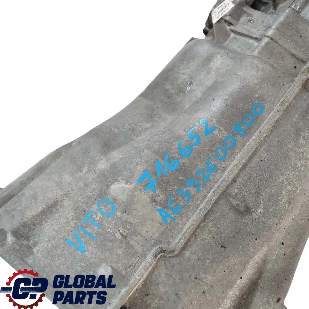 Boîte de vitesses manuelle 716652 GARANTIE pour Mercedes Vito Viano W639 à propos du numéro de pièce A6392600800 Mercedes Vito Viano W639 Boîte de vitesses manuelle 716652 GARANTIE - SKU A6392600800 - Numéro de pièce A6392600800