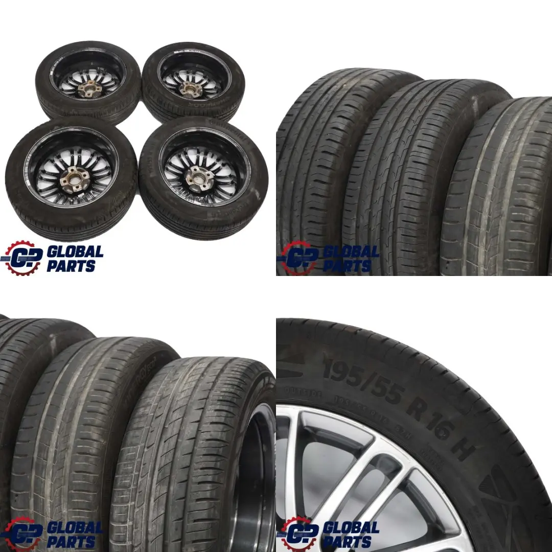 Mini Cooper R50 R56 Complete Roue Jantes Alu Jantes Pneus 16" 6,5J ET:40 Rial - SKU SET R56 16 - Numéro de pièce 