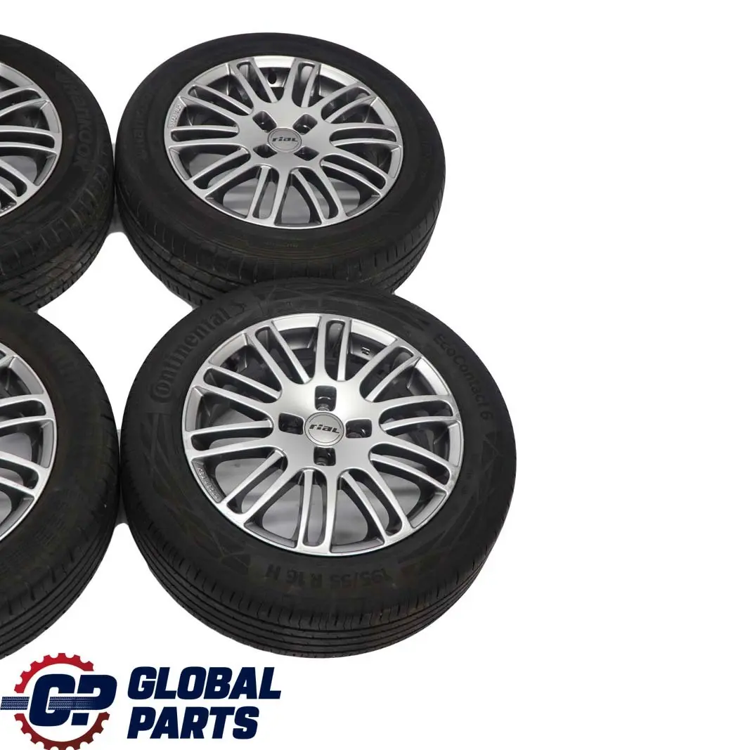 Mini R50 R55 R56 Juego Completo 4x Llantas con Neumaticos 16" 6,5J ET:40 RIAL - SKU SET R56 16 - Número de pieza 