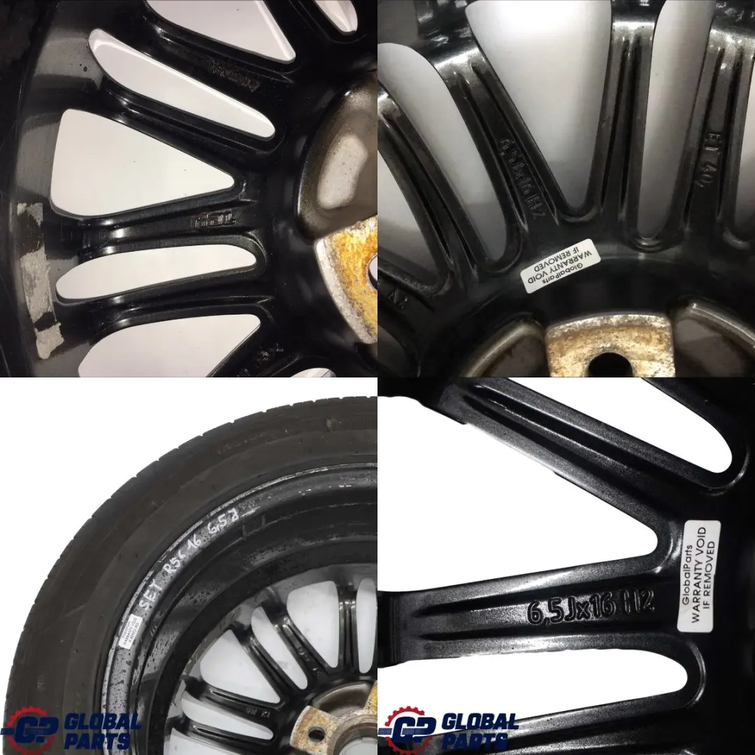 Mini R50 R55 R56 Juego Completo 4x Llantas con Neumaticos 16" 6,5J ET:40 RIAL - SKU SET R56 16 - Número de pieza 