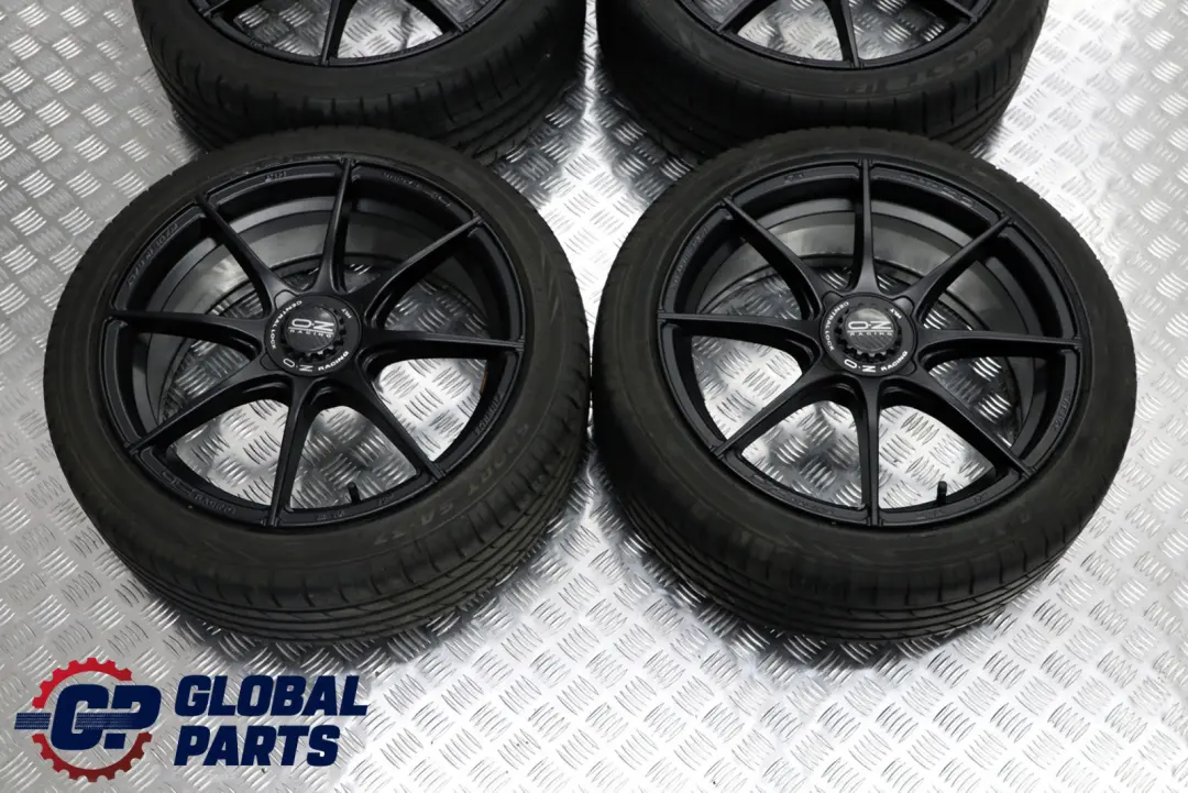 Complete Set 4x Wheel with Tyres 17" 7J OZ Racing VIA to BMW MINI Cooper R50 R56 with Part number BMW MINI Cooper R50 R56 Complete Set 4x Wheel with Tyres 17" 7J OZ Racing VIA - SKU SET R56 17 7J OZ Racing VIA - Part number