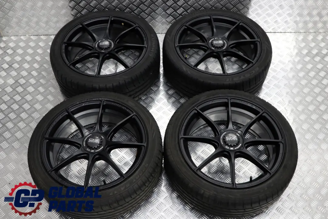 Complete Set 4x Wheel with Tyres 17" 7J OZ Racing VIA to BMW MINI Cooper R50 R56 with Part number BMW MINI Cooper R50 R56 Complete Set 4x Wheel with Tyres 17" 7J OZ Racing VIA - SKU SET R56 17 7J OZ Racing VIA - Part number