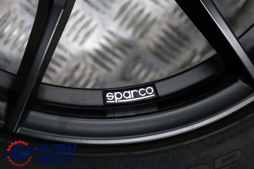 Complete Set 4x Wheel with Tyres 17" 7J OZ Sparco VIA to BMW MINI Cooper R50 R56 with Part number BMW MINI Cooper R50 R56 Complete Set 4x Wheel with Tyres 17" 7J OZ Sparco VIA - SKU SET R56 17 7J Sparco VIA - Part number