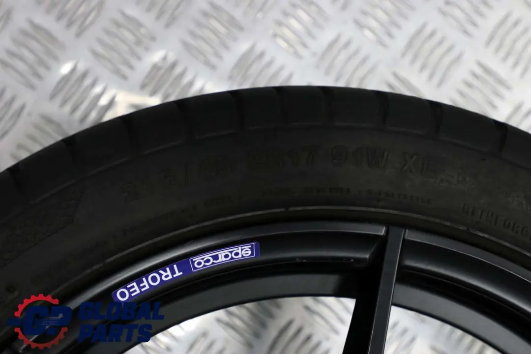 BMW MINI Cooper One R50 R56 Komplettes 4x Rad mit Reifen 17" 7J OZ Sparco VIA - SKU SET R56 17 7J Sparco VIA - Teilenummer 