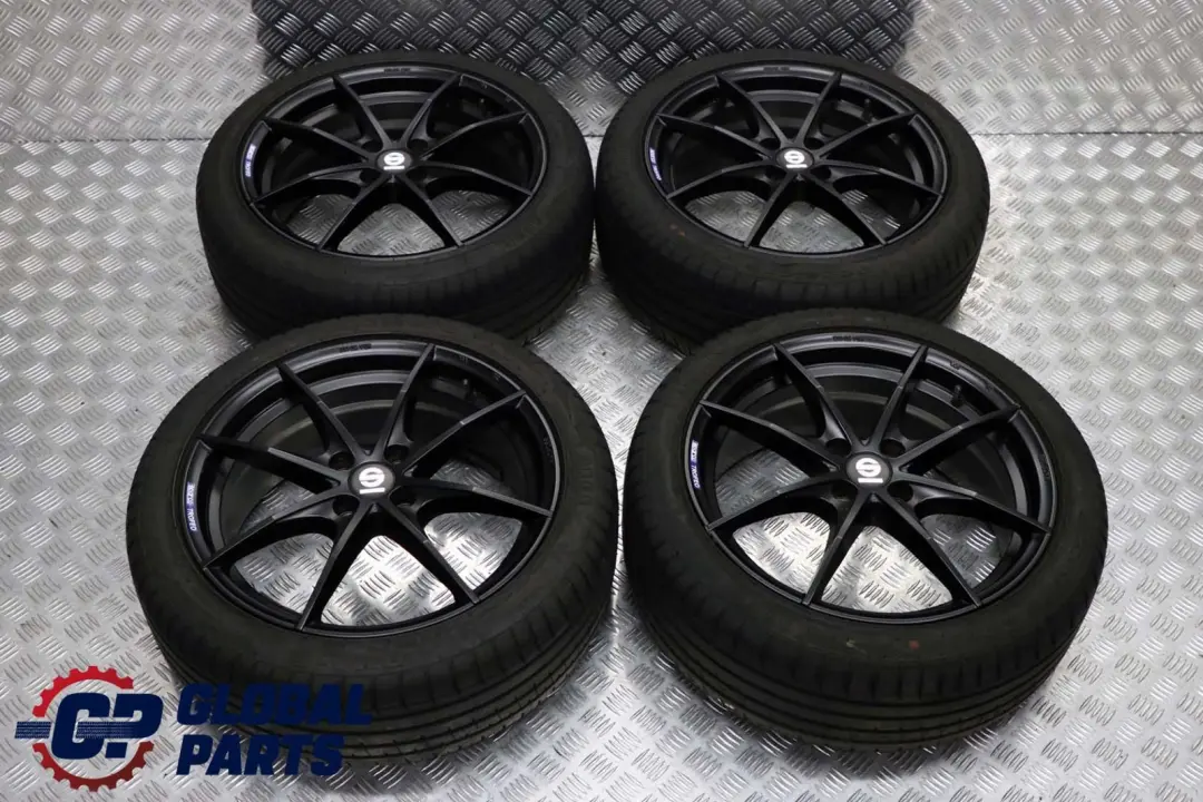 Complete Set 4x Wheel with Tyres 17" 7J OZ Sparco VIA to BMW MINI Cooper R50 R56 with Part number BMW MINI Cooper R50 R56 Complete Set 4x Wheel with Tyres 17" 7J OZ Sparco VIA - SKU SET R56 17 7J Sparco VIA - Part number