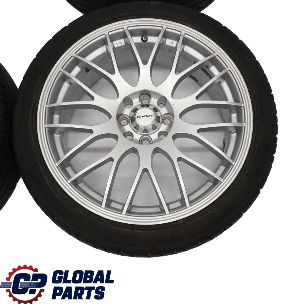 Komplettes 4x Rad Alu Felge Felgen Reifen 17" 7J Calibre VIA für Mini Cooper R50 R56 mit Teilenummer Mini Cooper R50 R56 Komplettes 4x Rad Alu Felge Felgen Reifen 17" 7J Calibre VIA - SKU SET R56 17 7J VIA-1 - Teilenummer