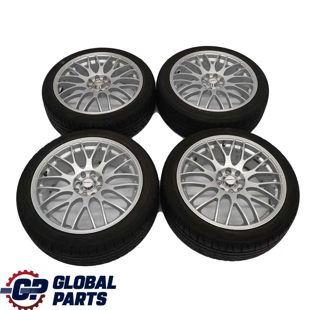 Komplettes 4x Rad Alu Felge Felgen Reifen 17" 7J Calibre VIA für Mini Cooper R50 R56 mit Teilenummer Mini Cooper R50 R56 Komplettes 4x Rad Alu Felge Felgen Reifen 17" 7J Calibre VIA - SKU SET R56 17 7J VIA-1 - Teilenummer