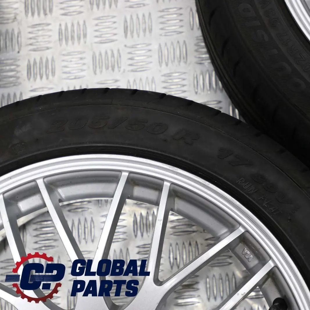 Komplettes 4x Rad Alufelge mit Reifen 17" 7J VIA für Mini Cooper One R50 R55 R56 R57 mit Teilenummer Mini Cooper One R50 R55 R56 R57 Komplettes 4x Rad Alufelge mit Reifen 17" 7J VIA - SKU SET R56 17 7J VIA - Teilenummer