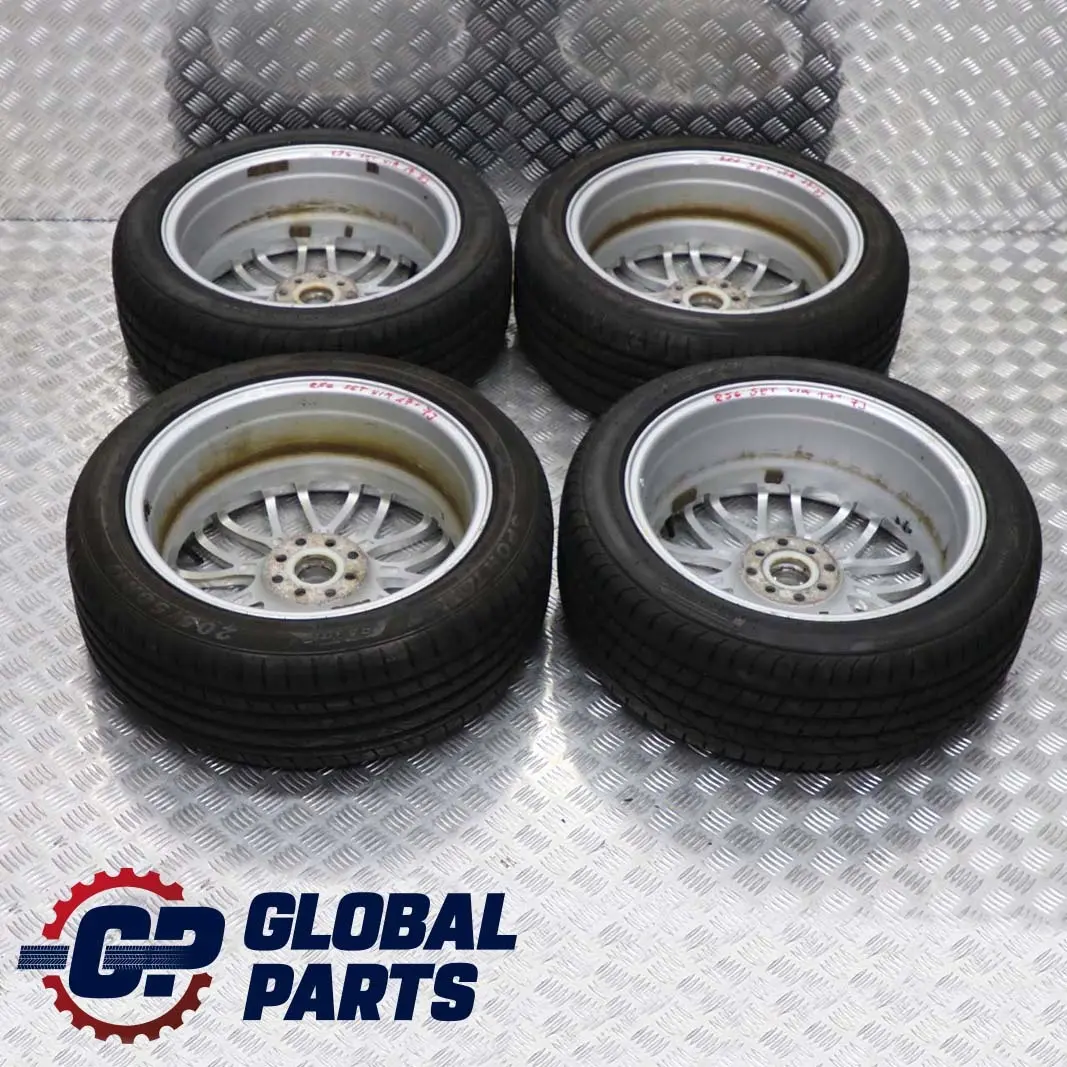 Complete Set 4x Wheel Rim with Tyres 17" 7J VIA to Mini Cooper One R50 R55 R56 R57 with Part number Mini Cooper One R50 R55 R56 R57 Complete Set 4x Wheel Rim with Tyres 17" 7J VIA - SKU SET R56 17 7J VIA - Part number
