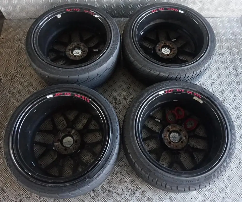 Complete Set 4x Wheel with Tyres 17" 7,5 VIA to BMW MINI Cooper One R50 R55 R56 R57 with Part number VIA 732 BMW MINI Cooper One R50 R55 R56 R57 Complete Set 4x Wheel with Tyres 17" 7,5 VIA - SKU SET R56 VIA 732 - Part number VIA 732