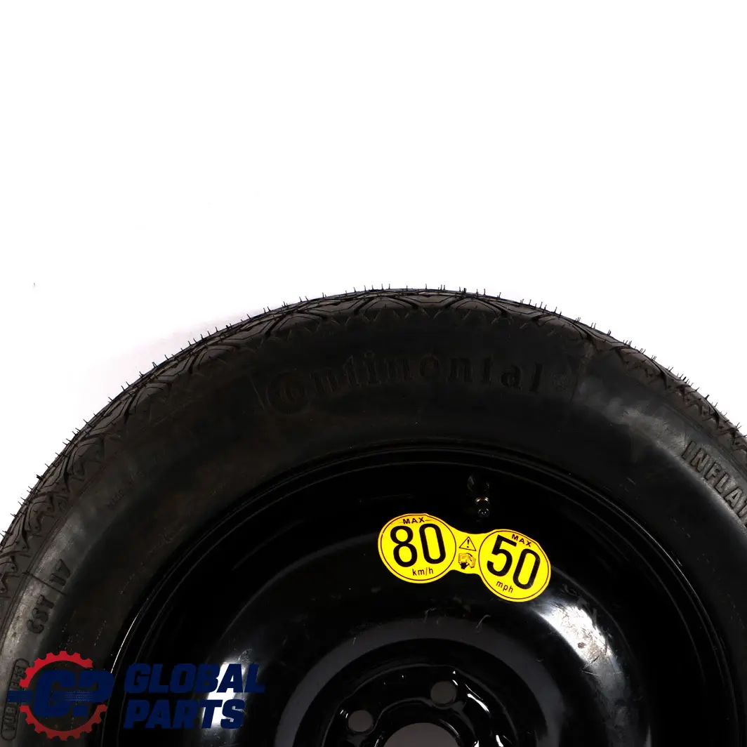 Spare Wheel Saver Steel Tyre R16 125/90 98M to Continental with Part number Continental Spare Wheel Saver Steel Tyre R16 125/90 98M - SKU T125/90R16 98M - Part number