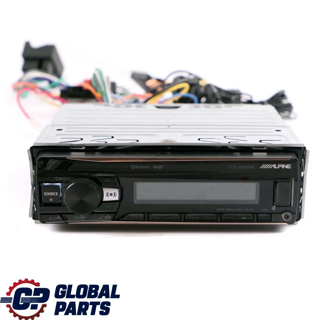 Genuine Alpine MP3 USB AUX Bluetooth iPod Car Radio Audio Player to with Part number UTE-204DAB Genuine Alpine MP3 USB AUX Bluetooth iPod Car Radio Audio Player - SKU UTE-204DAB - Part number UTE-204DAB