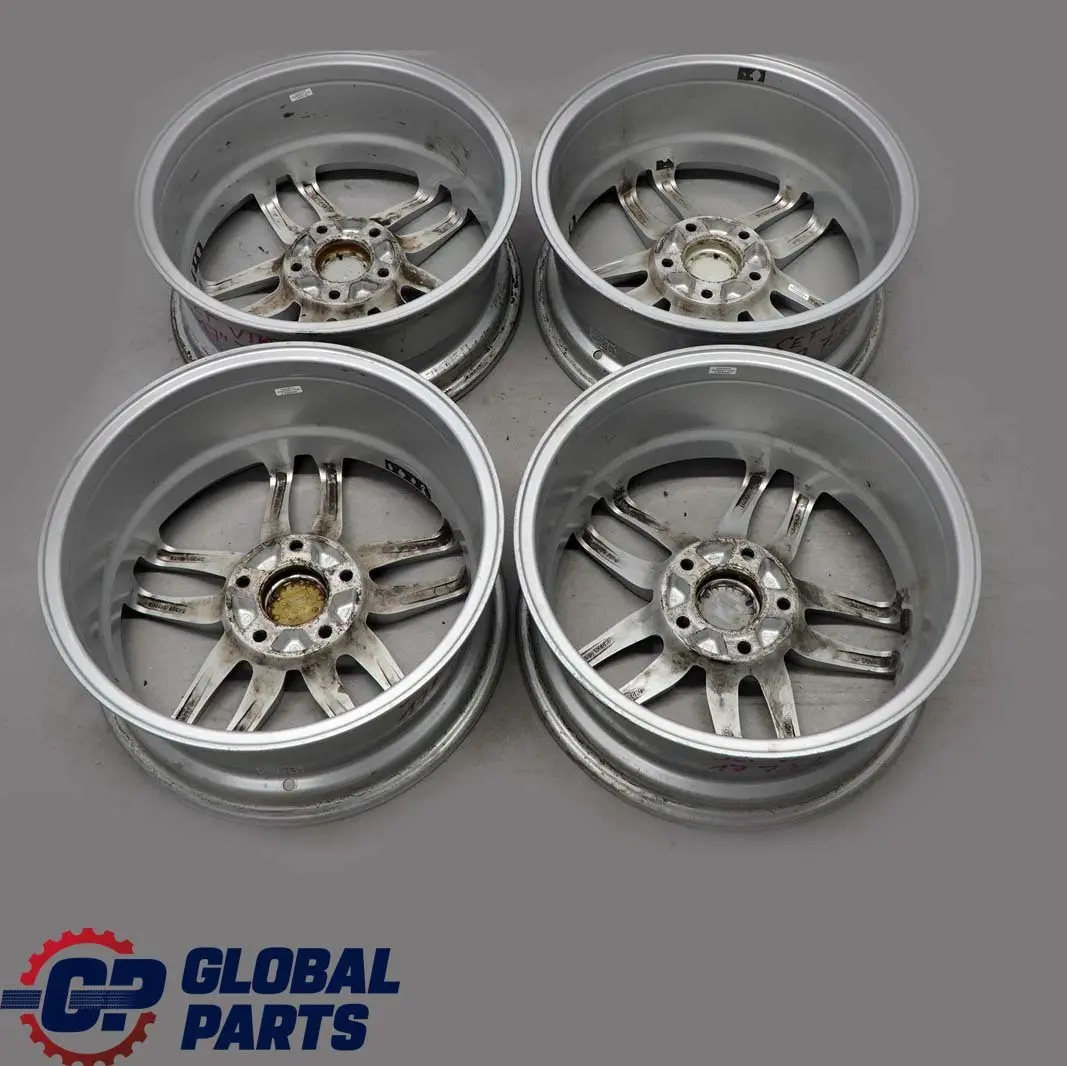 BMW Silber Komplett Set 4x Alu Felge Felgen Alufelge " 7,5J VIA - SKU VIA 17 75J - Teilenummer 17