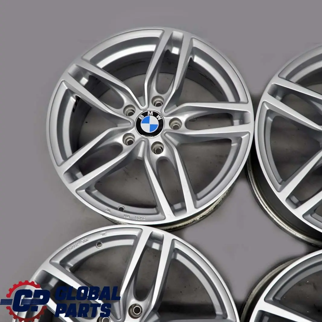 BMW Silber Komplett Set 4x Alu Felge Felgen Alufelge " 7,5J VIA - SKU VIA 17 75J - Teilenummer 17