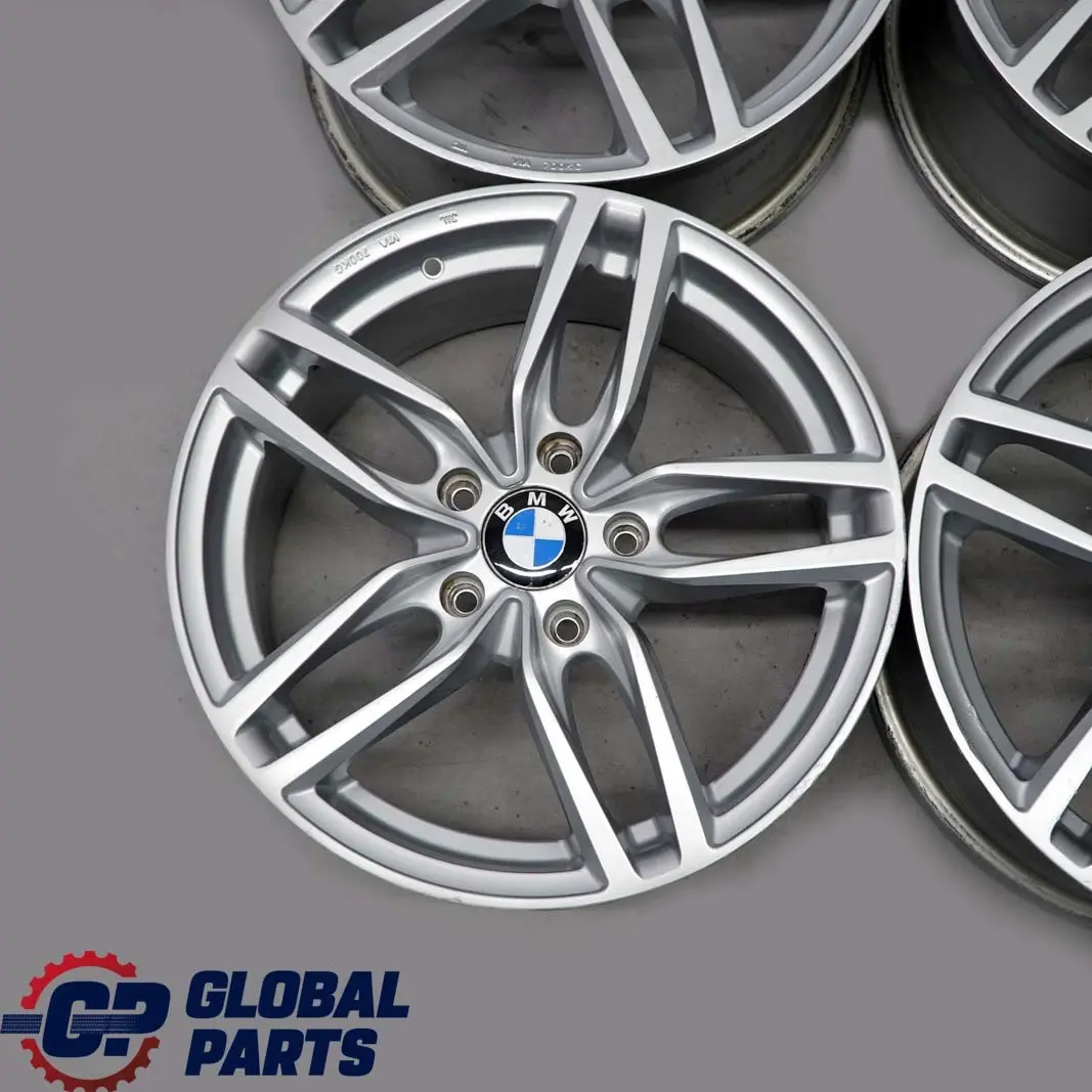 BMW Silver Complete Set 4x Wheel Alloy Rim " 7,5J VIA - SKU VIA 17 75J - Part number 17