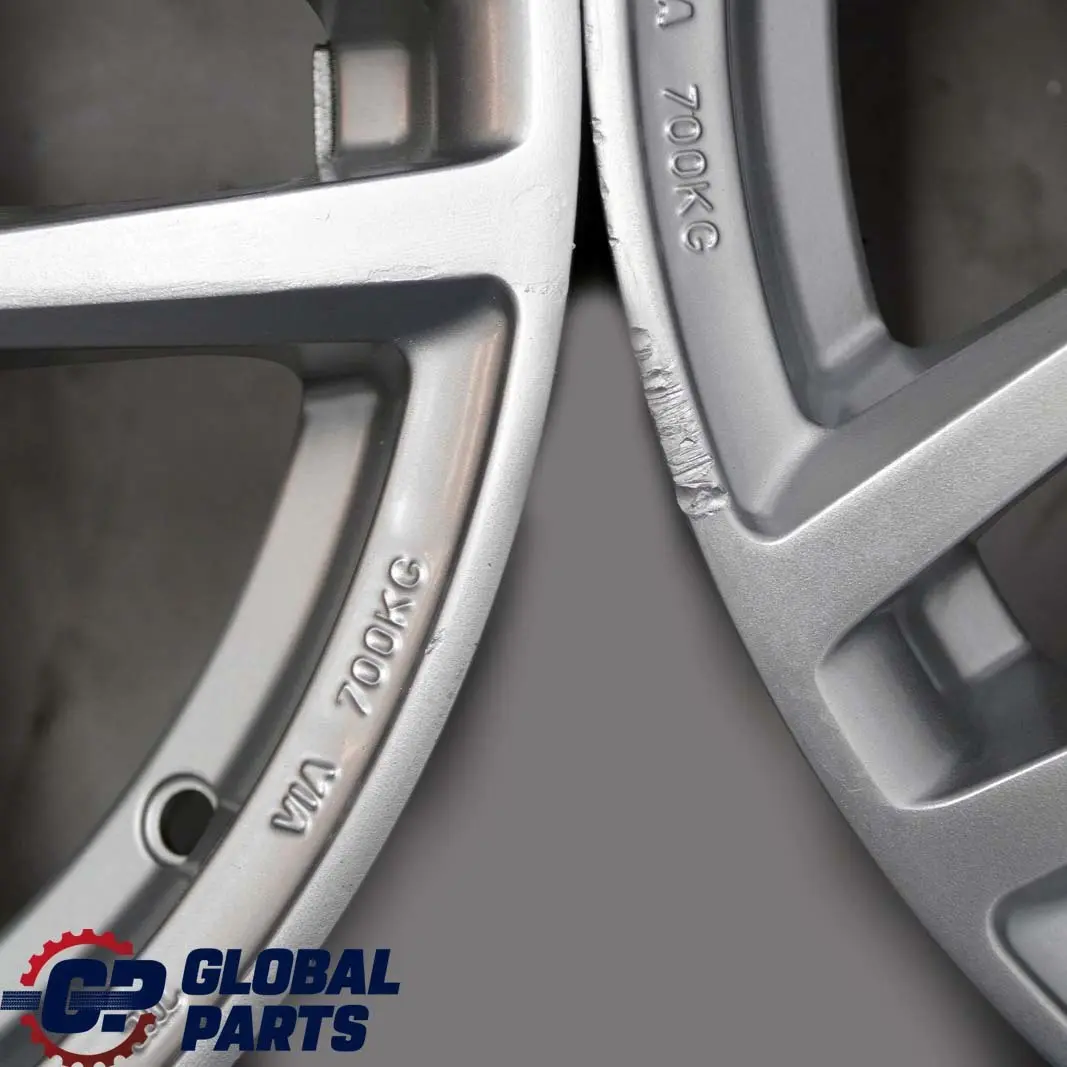 BMW Silver Complete Set 4x Wheel Alloy Rim " 7,5J VIA - SKU VIA 17 75J - Part number 17
