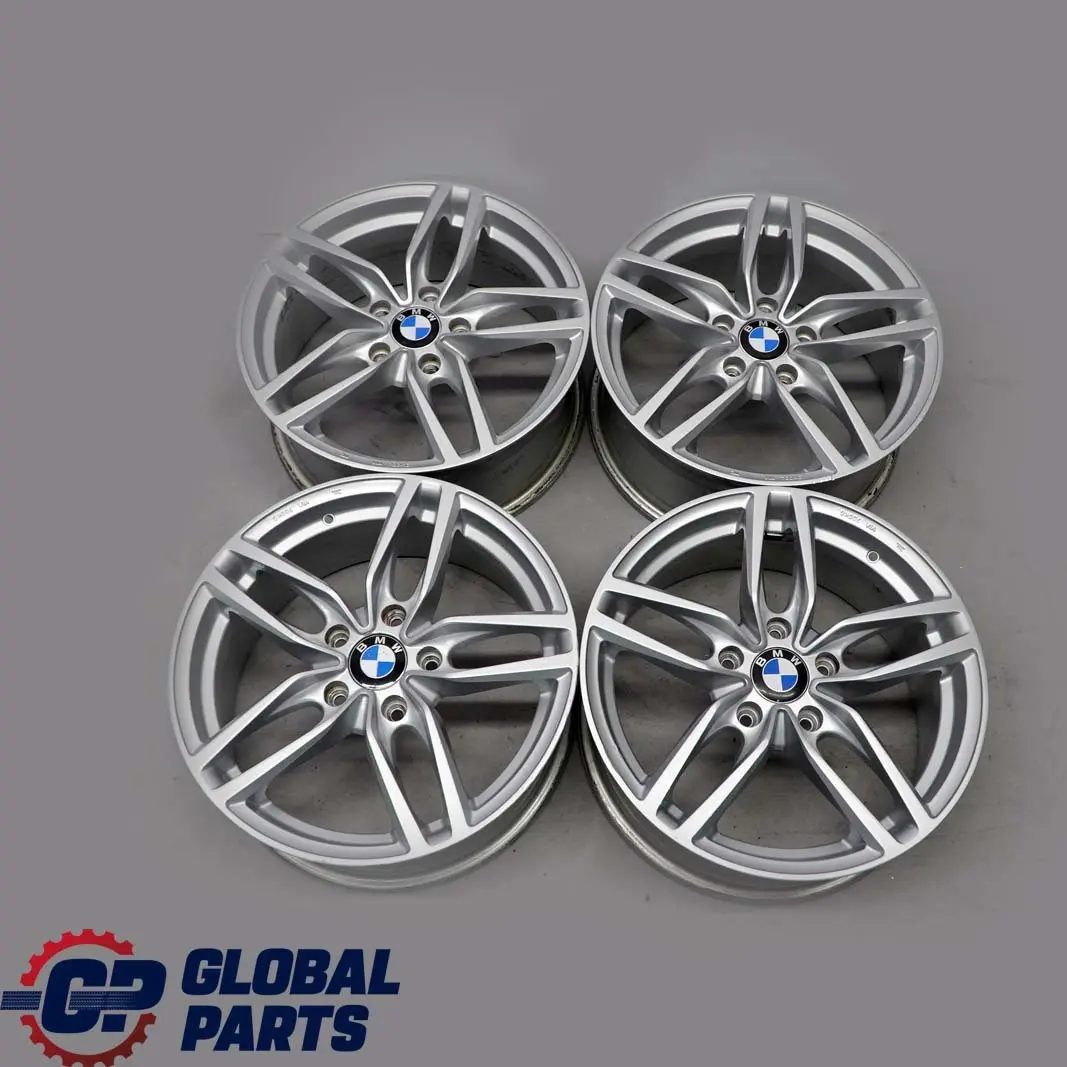 BMW Silber Komplett Set 4x Alu Felge Felgen Alufelge 17" 7,5J VIA
