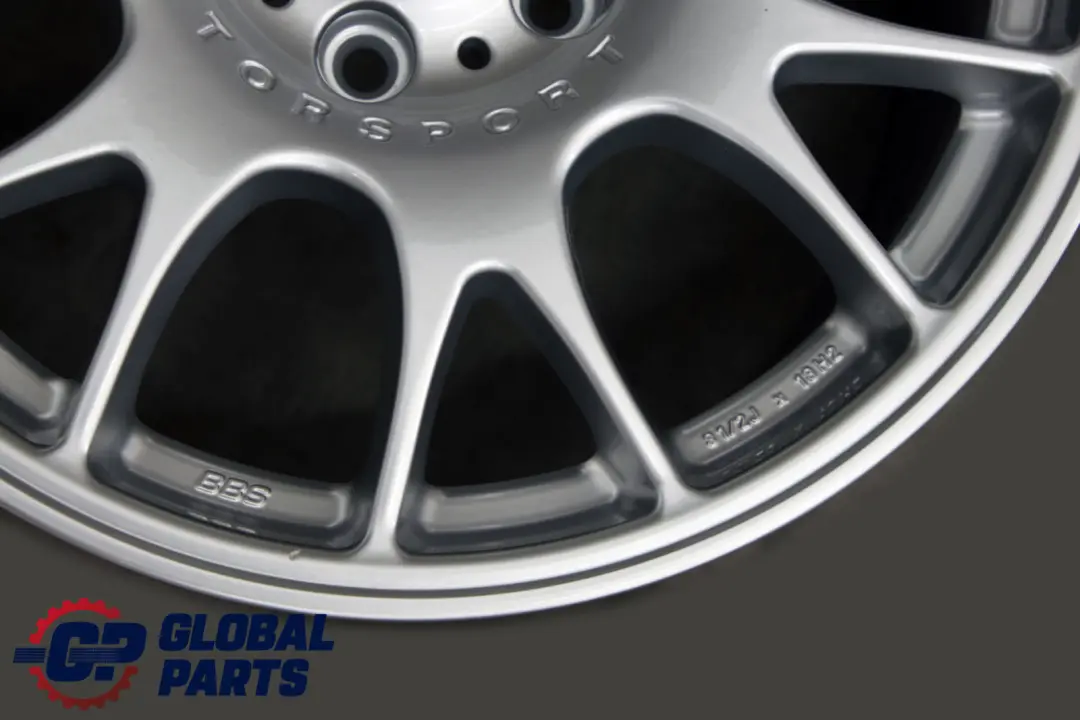 BMW BBS Motorsport Silber Komplett Set 4x Felgen Alufelge VIA - SKU VIA BBS Motorsport 18 - Teilenummer 18" 8,5J ET:35
