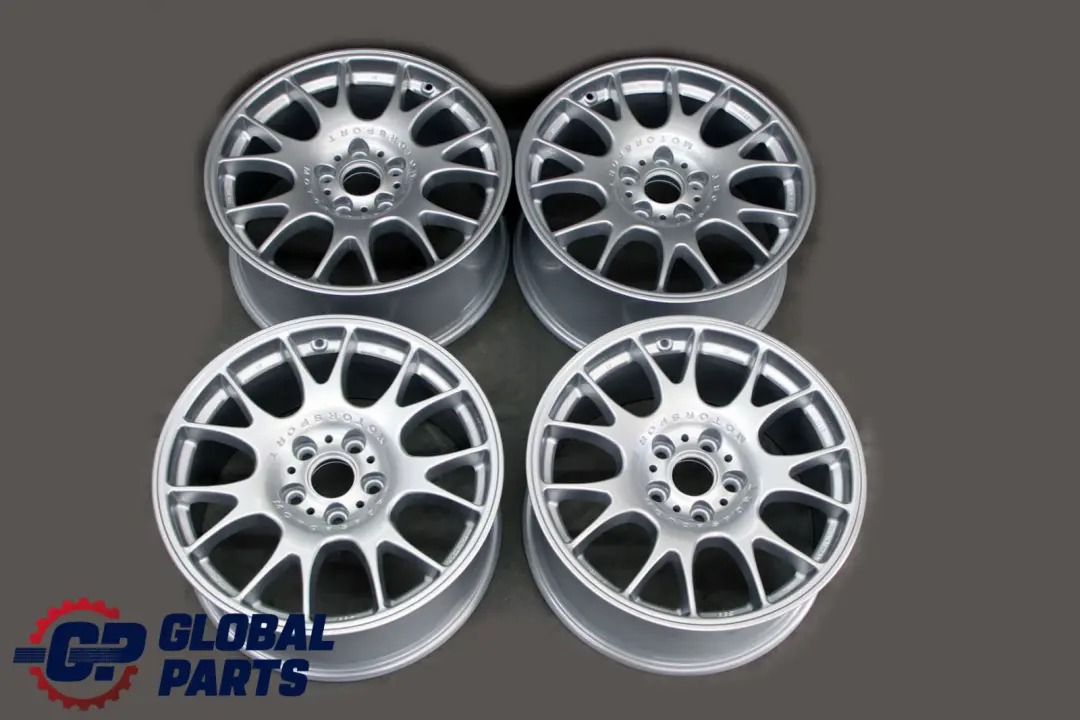 BMW BBS Motorsport Silver Complete Set 4x Wheel Alloy Rim VIA - SKU VIA BBS Motorsport 18 - Part number 18" 8,5J ET:35