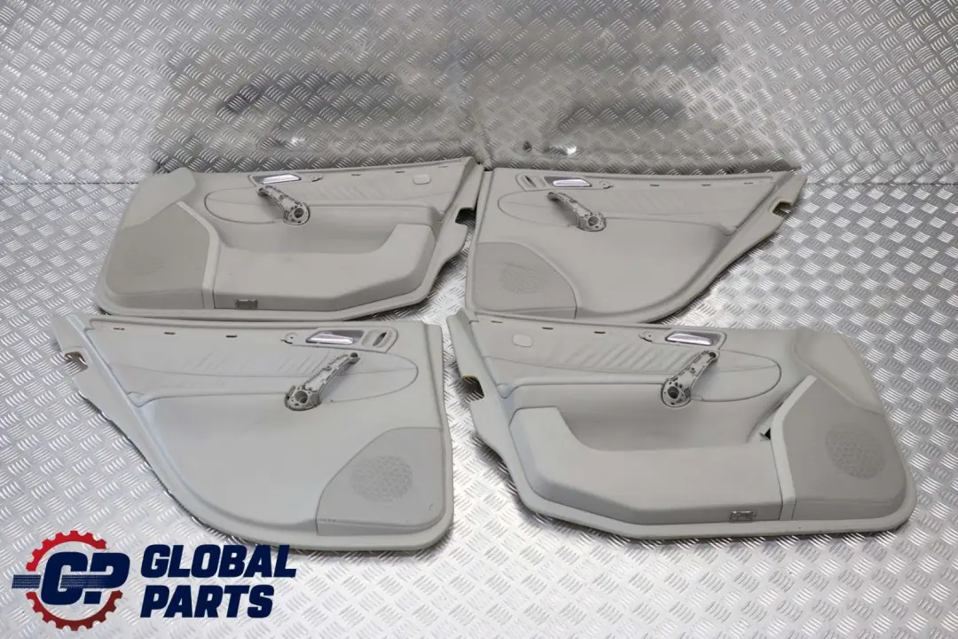 Mercedes-Benz C-Class Saloon Grey Leather Interior Seats with Door Cards to with Part number W203 Mercedes-Benz C-Class Saloon Grey Leather Interior Seats with Door Cards - SKU W203 Seats - Part number W203
